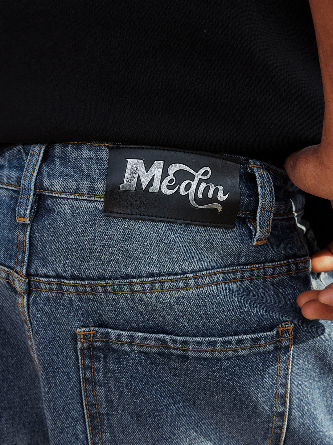 MEDM Dirty Wash Baggy Jeans | Face 3 Face