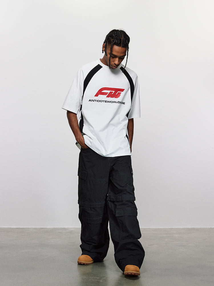 ANTIDOTE Racing Raglan Contrasting Color Tee