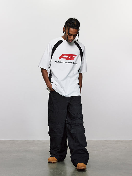 ANTIDOTE Racing Raglan Contrasting Color Tee