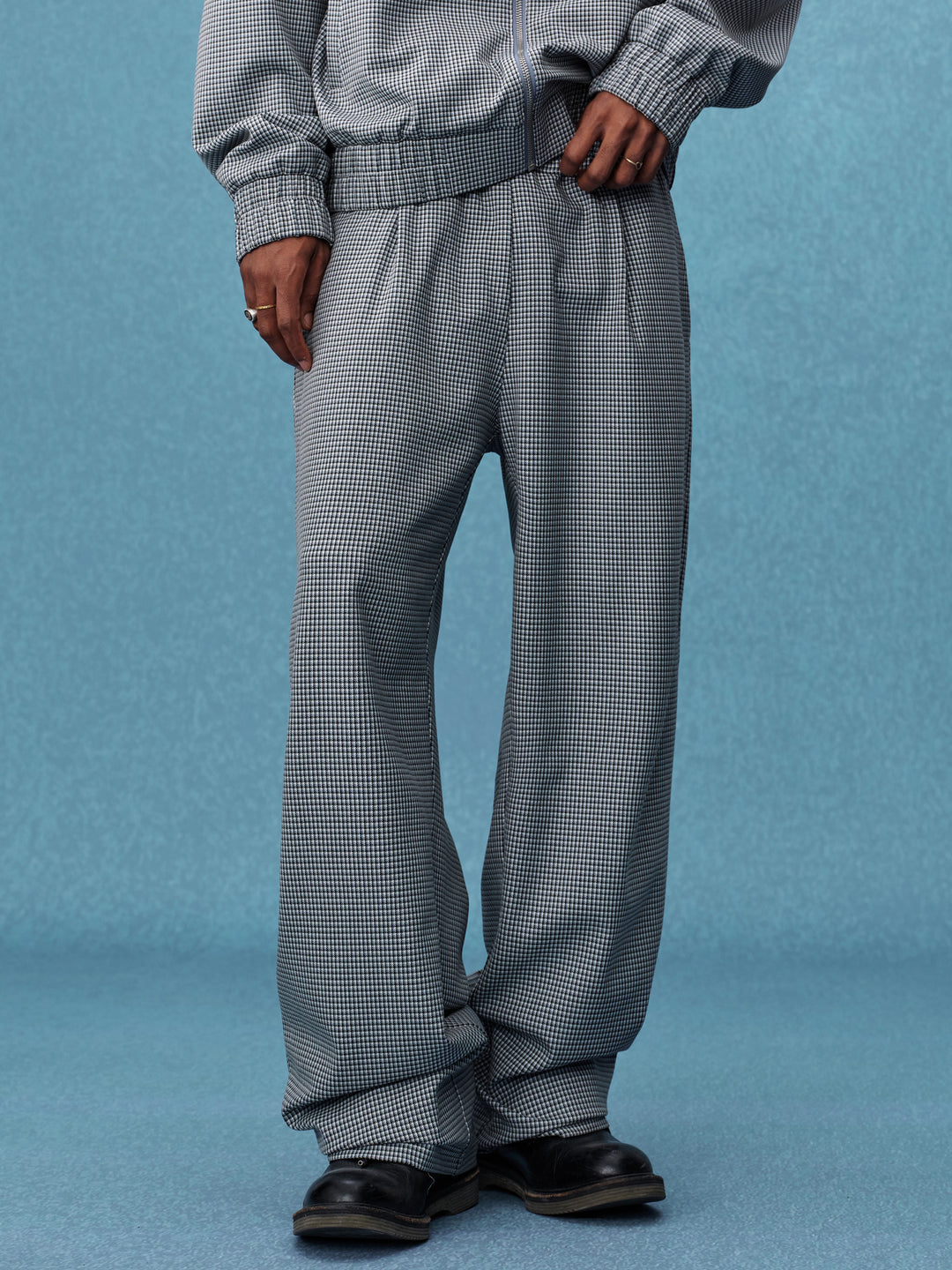 MEDM Houndstooth Track Pants | Face 3 Face
