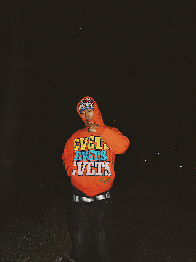 EVETS Foam Logo Graphic Hoodie | Face 3 Face