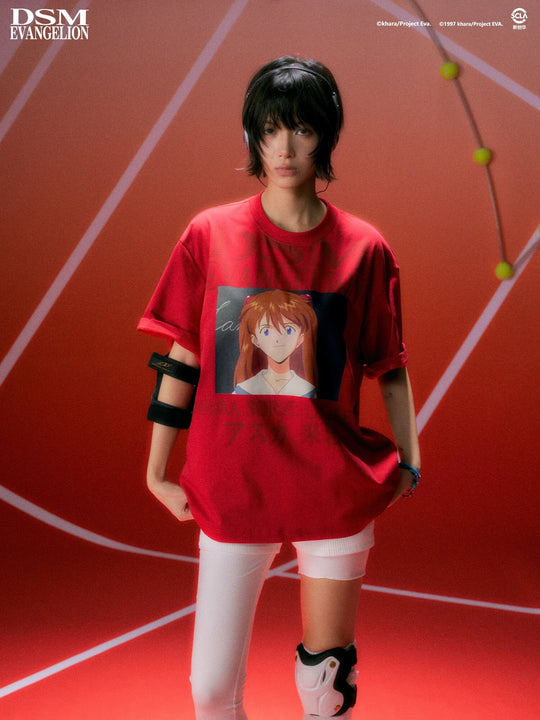 DSM x EVA Character Graphic Print Quick Dry Short Sleeve Tee