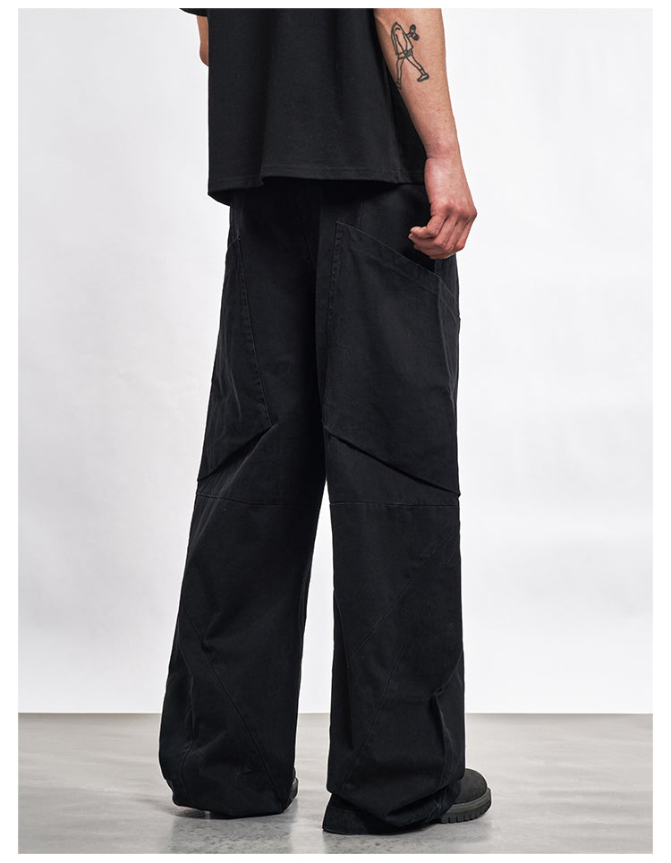 F3F Select Big Pocket Black Machete Pants | Face 3 Face