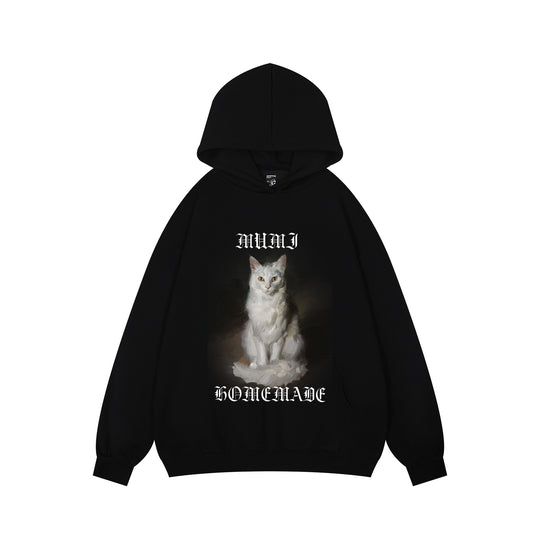 F3F Select Cat Print Hoodie