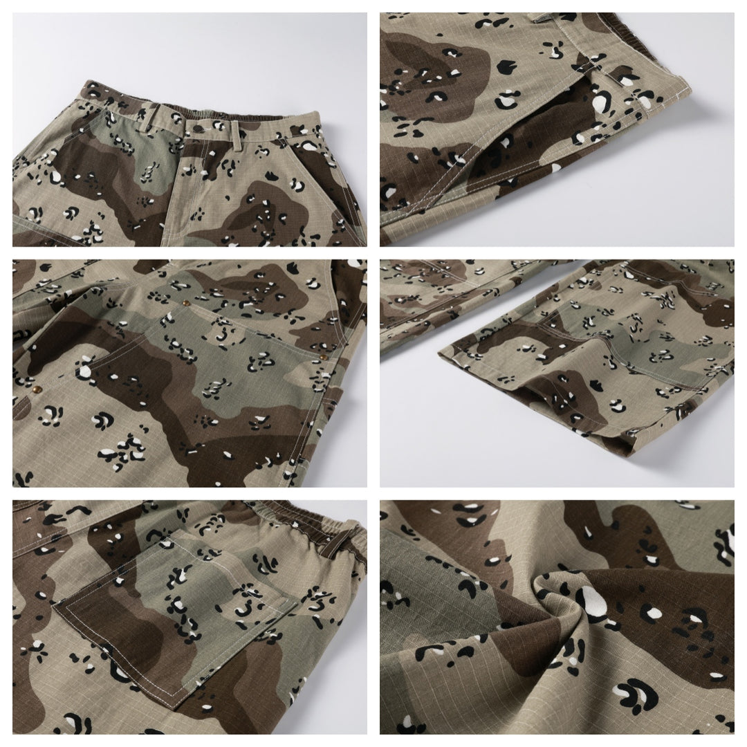 NOVACAM Desert Camouflage Double Knee Work Pants | Face 3 Face