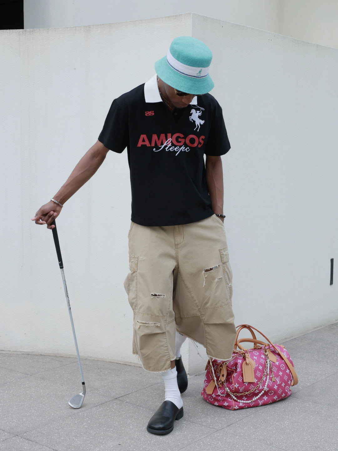 STEEPC Amigos Patch Embroidered Polo Shirt | Face 3 Face