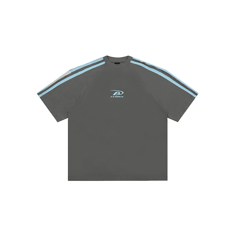 Achock Stripes Logo Printed Tee | Face 3 Face