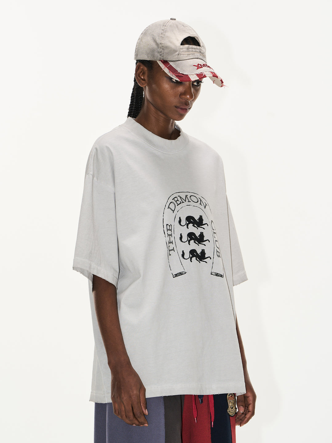 BLIND NO PLAN Washed and Aged Animal Print Tee | Face 3 Face