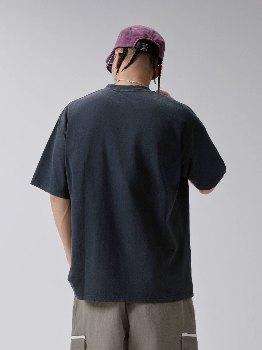 F2CE Heritage Crest Vintage Print Distressed Short Sleeve Tee | Face 3 Face