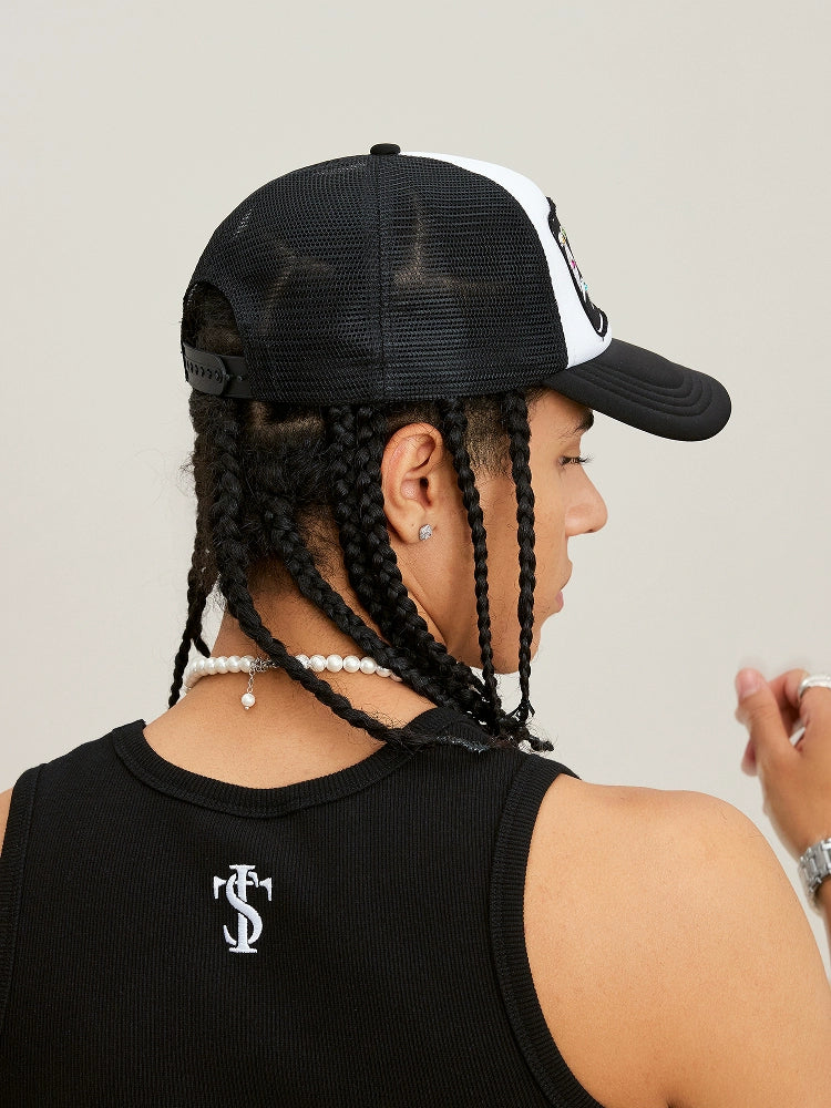 Small Town Kid LAST Badge Diamond Studded Trucker Cap | Face 3 Face