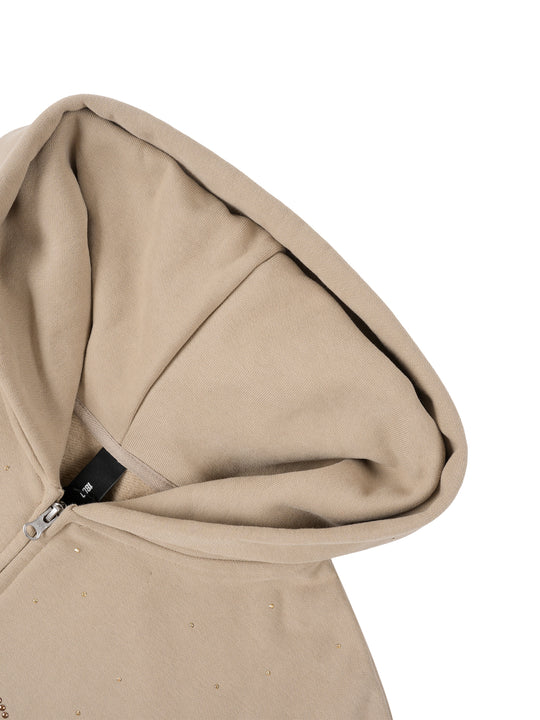 1807 Logo Studs Zip Up Hoodie | Face 3 Face