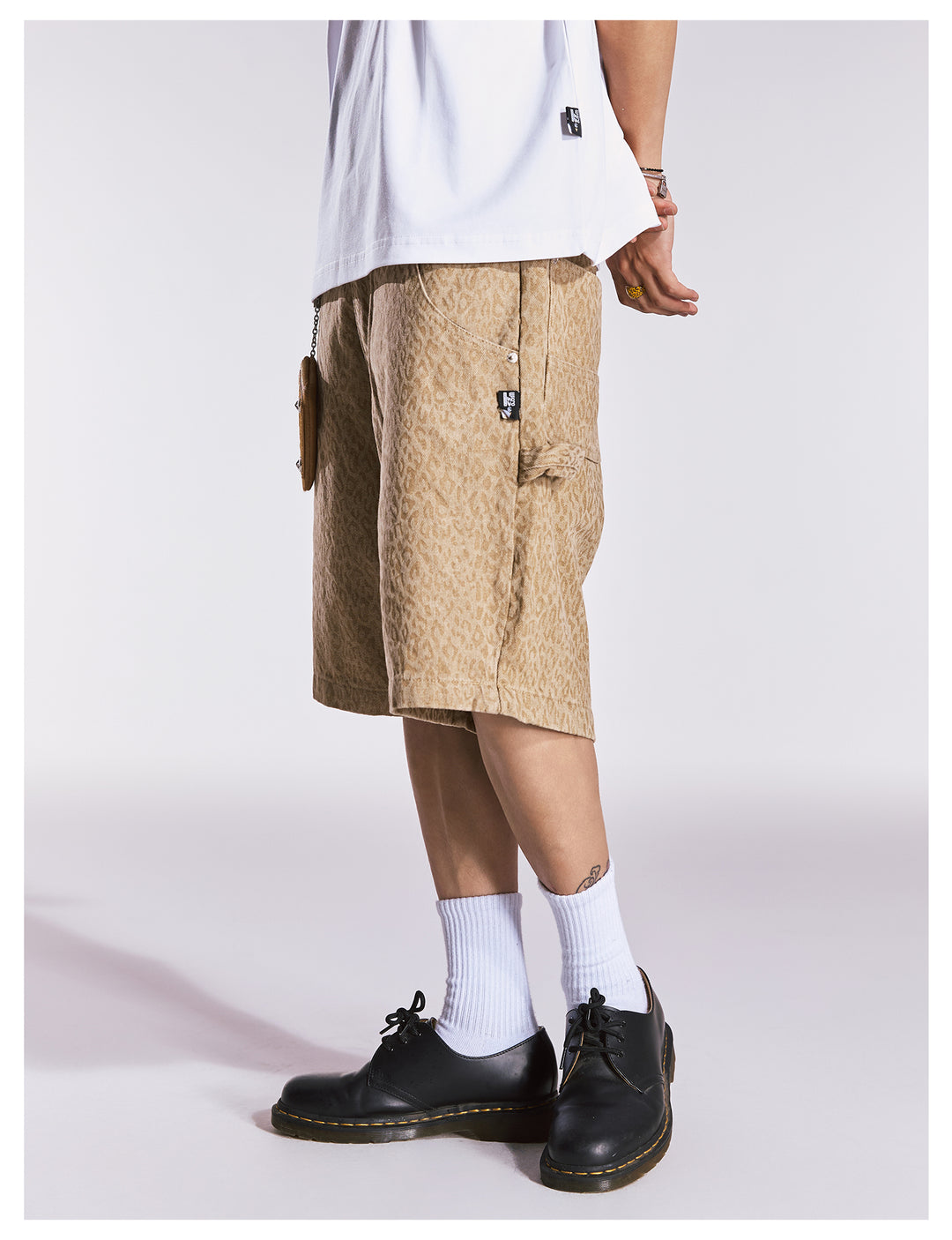 Remedy Leopard Work Painter Shorts | Face 3 Face