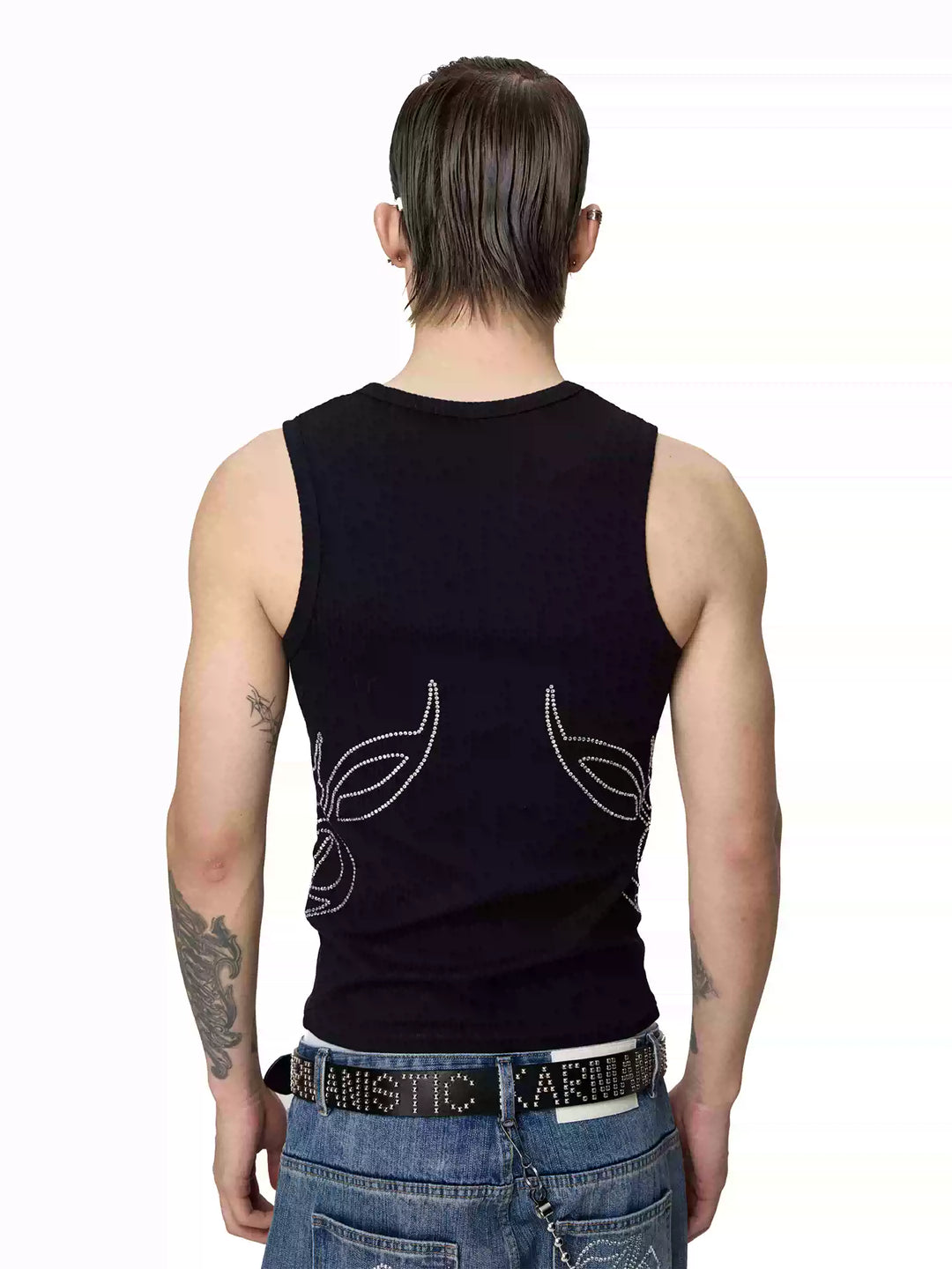 KARMANISTIC Rhinestone Embellished Tank Top | Face 3 Face