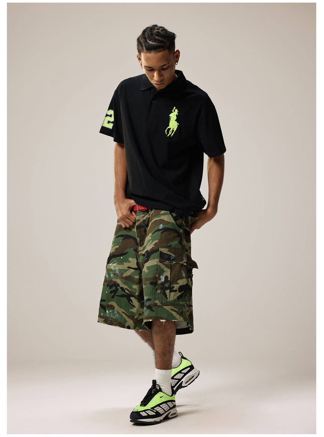 Remedy Cocktail Glass Girl Embroidery Polo Shirt | Face 3 Face