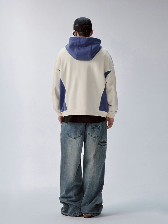 F2CE Color Block Hood with Zip Hoodie | Face 3 Face