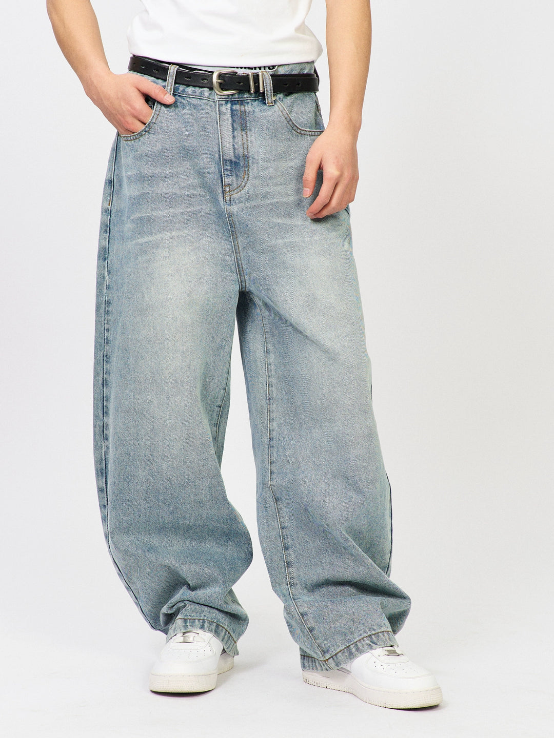 S45 Multicolor Balloon Baggy Jeans | Face 3 Face