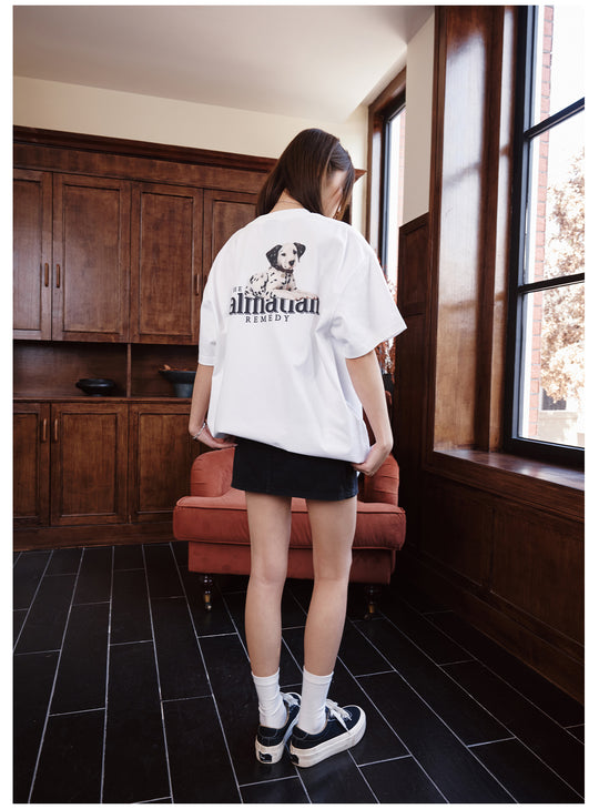 Remedy Dalmatian Graphic Cool Touch Tee | Face 3 Face