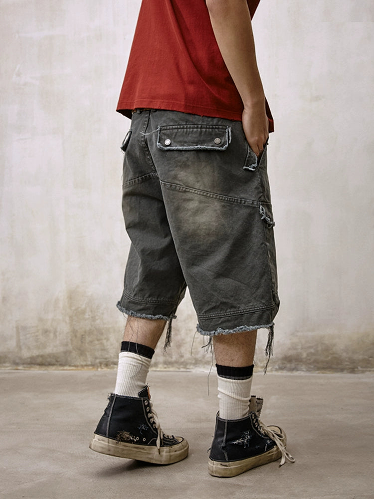 Remedy Washed Work Pocket Shorts | Face 3 Face