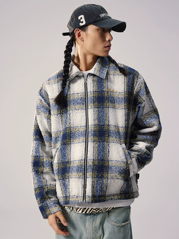 Remedy Ombre Check Jacket | Face 3 Face