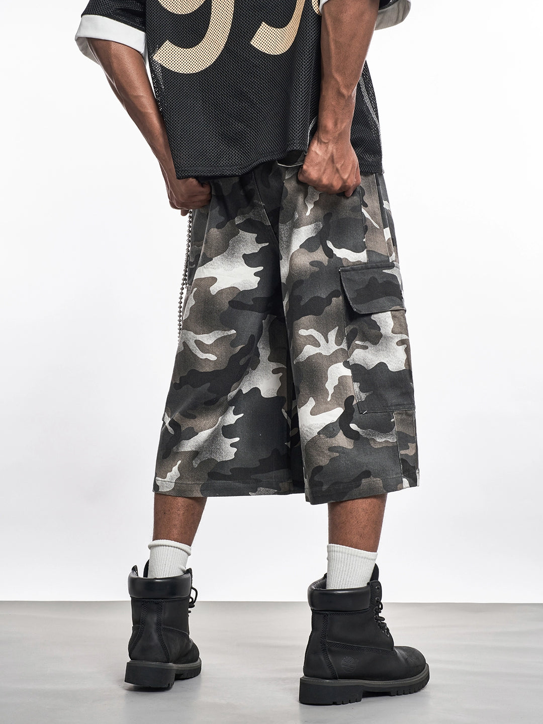 F3F Select Functional Camouflage Baggy Shorts | Face 3 Face