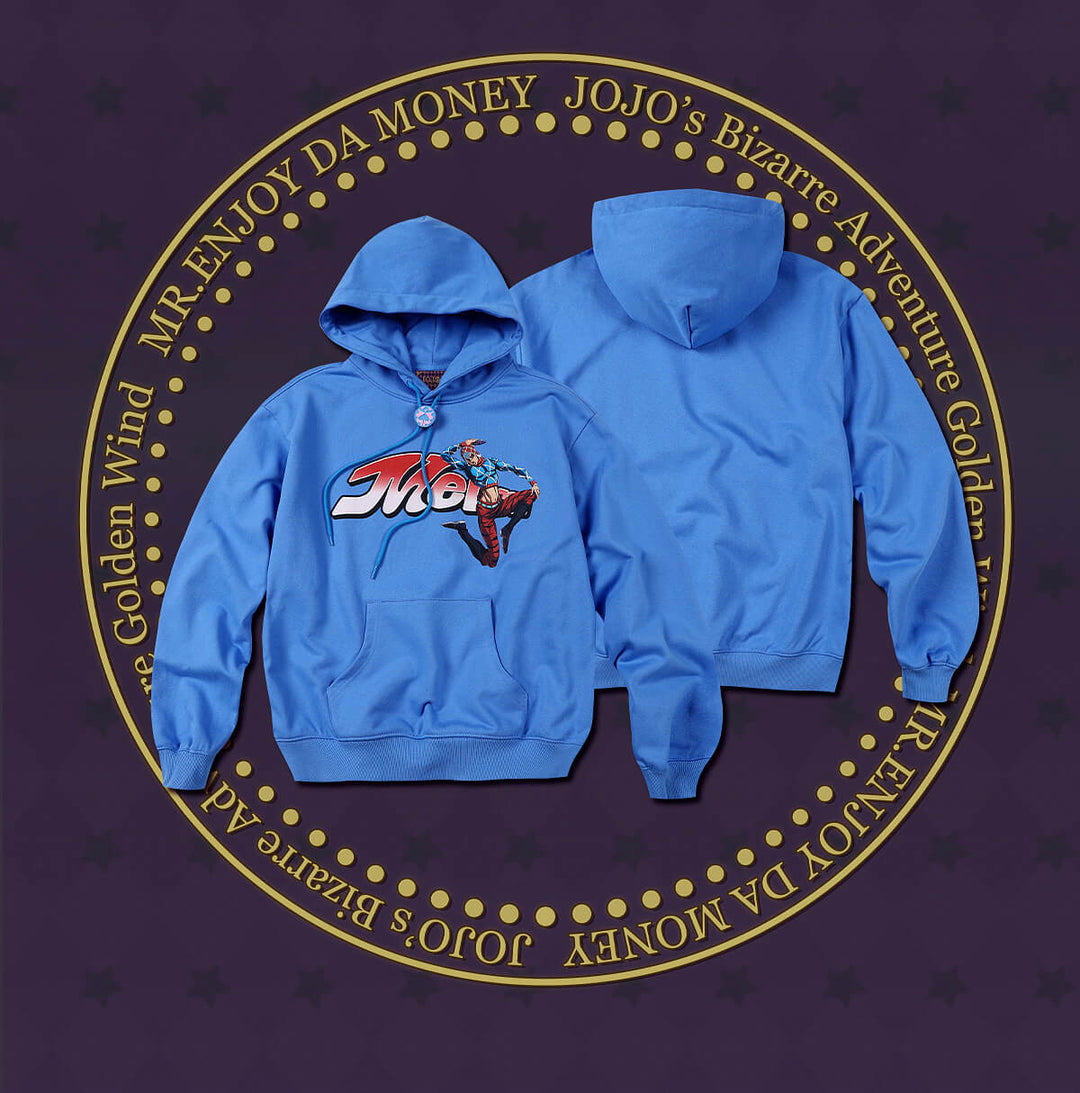 MEDM × JOJO Accent Drawstring Print Hoodie | Face 3 Face