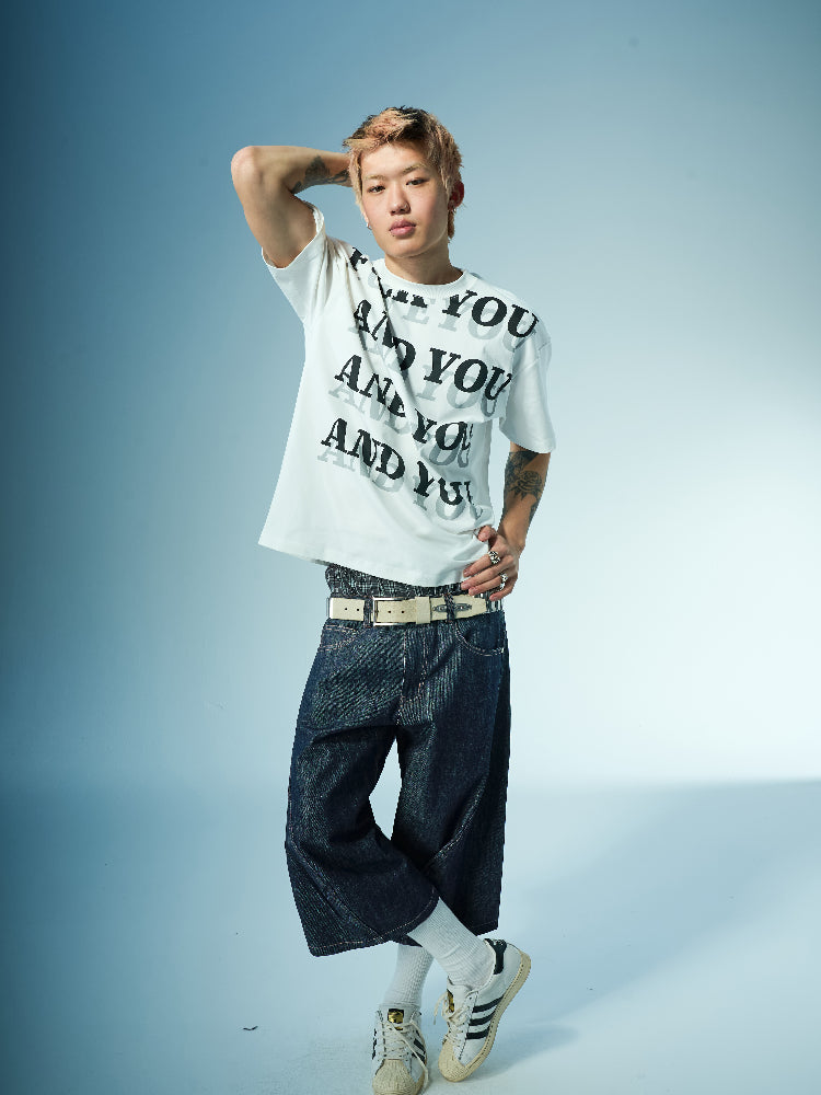 EVILKNIGHT(EK) 3D Cut Rivet Denim Shorts | Face 3 Face