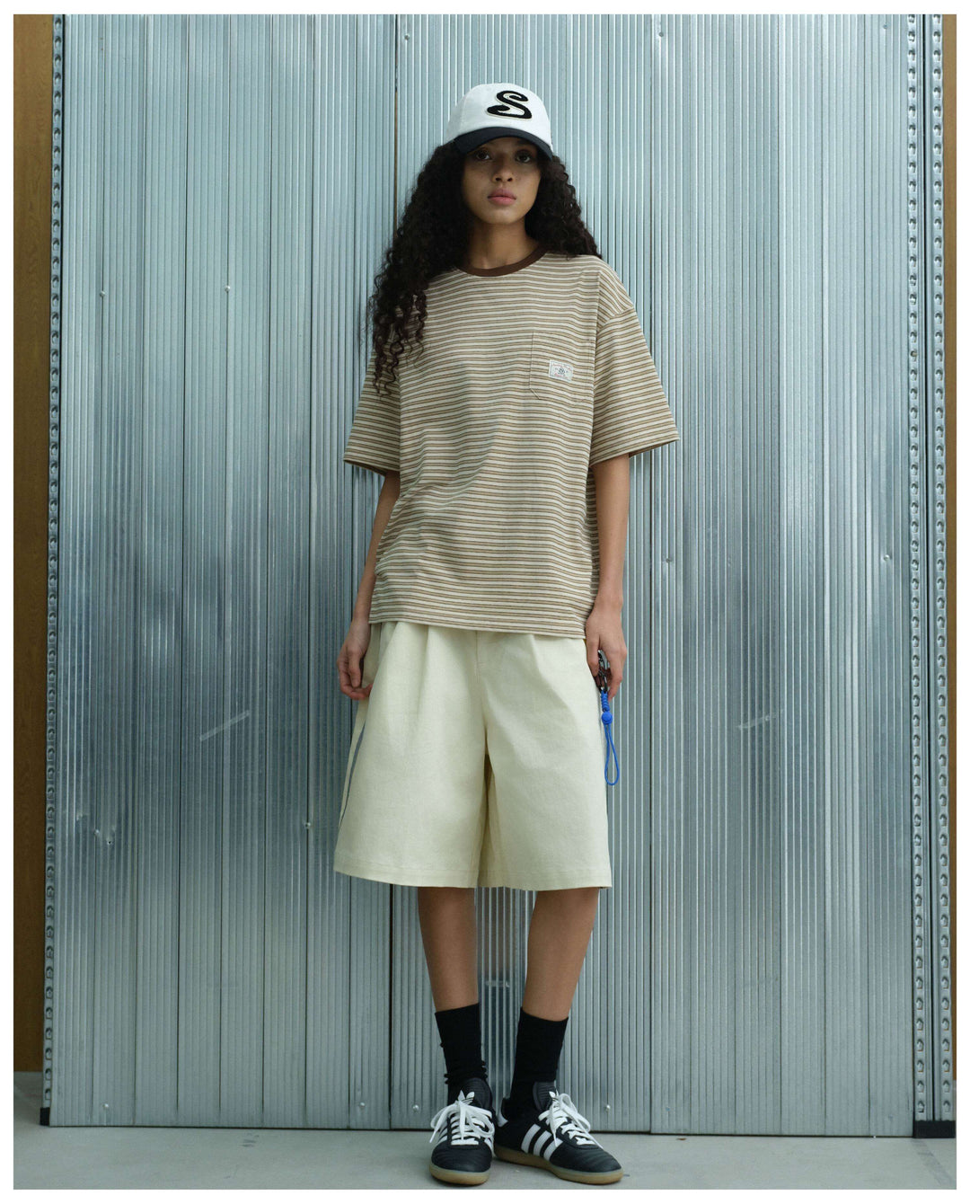 S45 Soft Striped Pocket Short Sleeve Tee | Face 3 Face