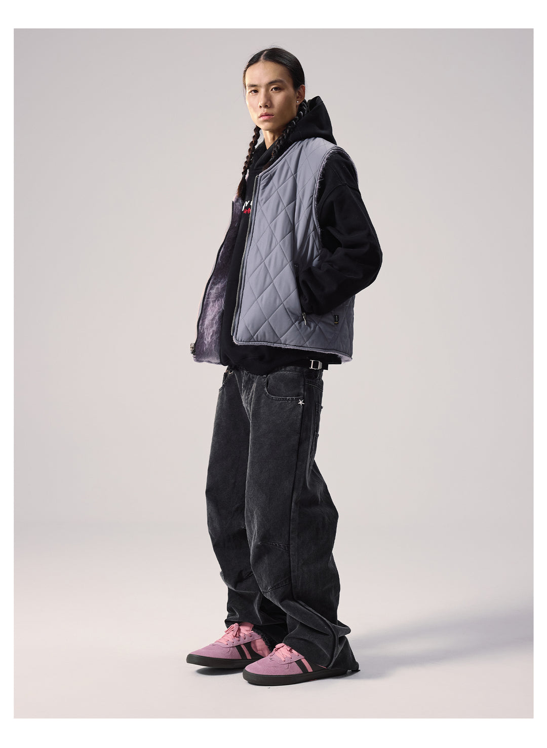 Remedy Washed Star Studs Work Jeans | Face 3 Face