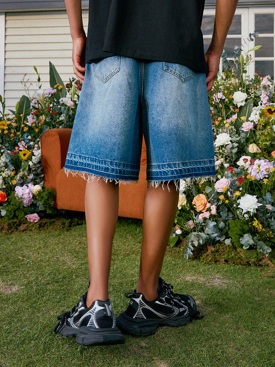 Harsh and Cruel Vintage Washed Destroyed Jorts | Face 3 Face