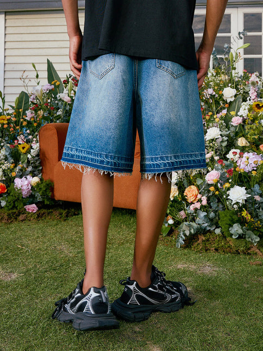 Harsh and Cruel Vintage Washed Destroyed Jorts | Face 3 Face