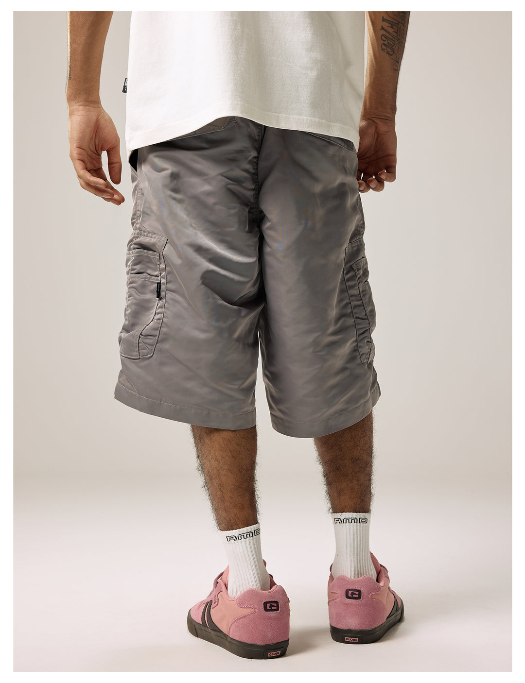 Remedy Multi Pocket Nylon Work Cargo Shorts | Face 3 Face