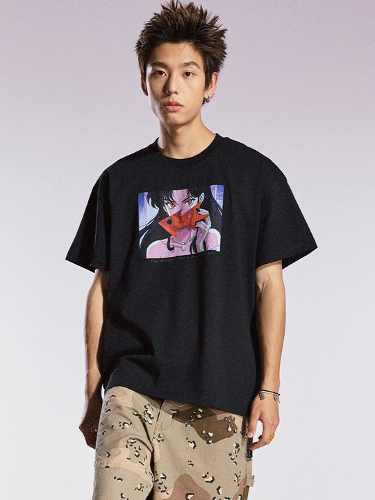 Remedy Anime Logo Print Tee | Face 3 Face