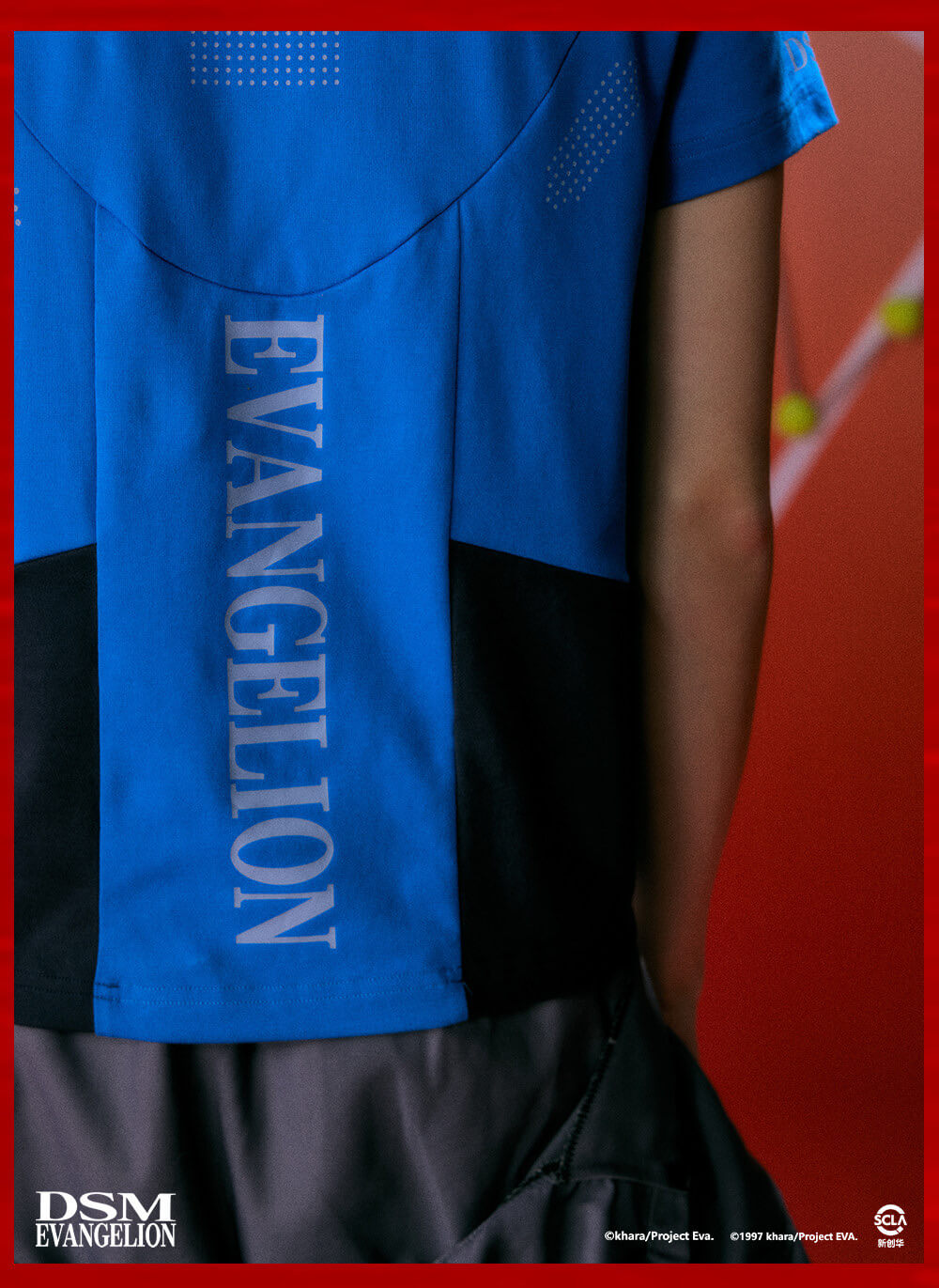 DSM x EVA Plugsuit Inspired Quick Dry Short Sleeve Tee
