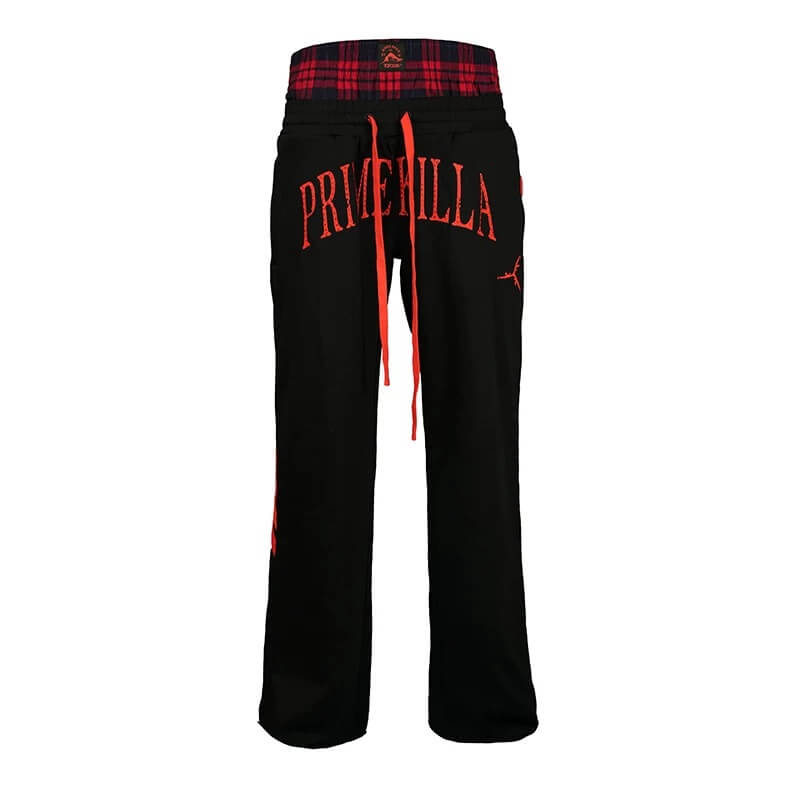 TGFCLUB PRIME KILLA Print Rhinestone Double Waist Sweatpants | Face 3 Face