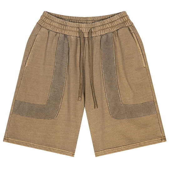 F3F Select Washed & Old Patchwork Short Sweatpants