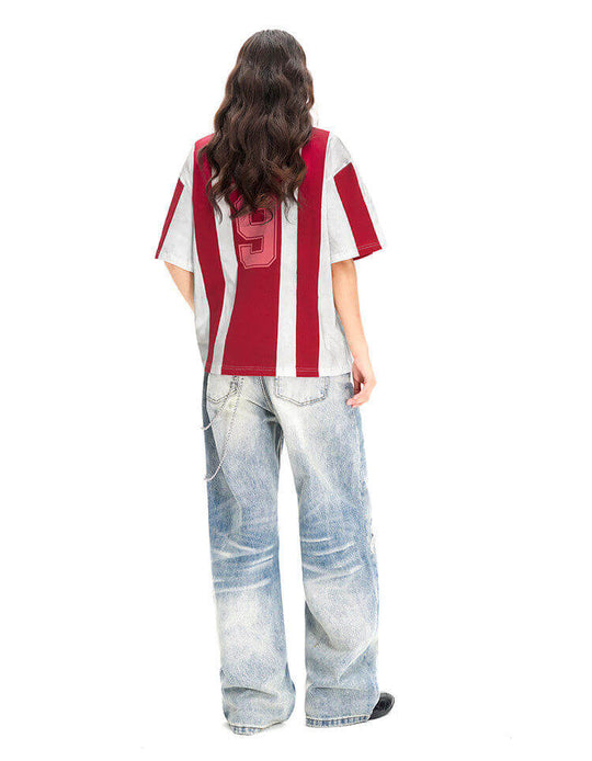 F3F Select Hand Painted Stripe Short Sleeve Soccer Tee | Face 3 Face