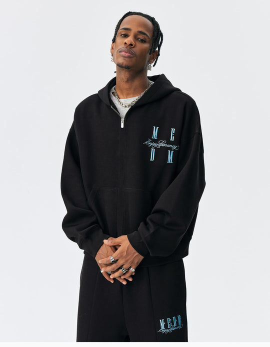 MEDM Air Layer Zip Up Hoodie | Face 3 Face