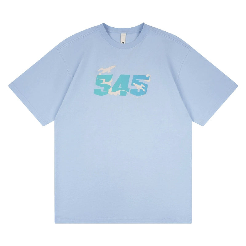 S45 Airplane Gradient Logo Tee | Face 3 Face