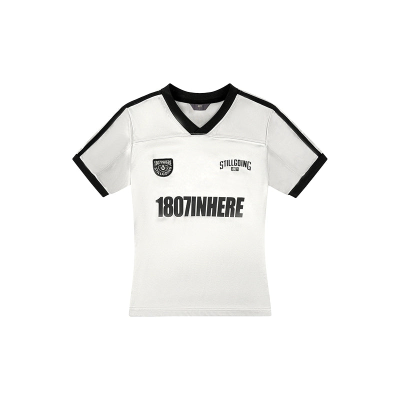 1807 V Neck Slim Sports Jersey | Face 3 Face