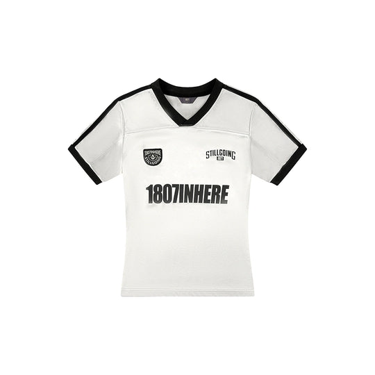 1807 V Neck Slim Sports Jersey | Face 3 Face