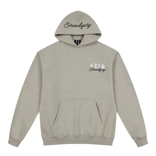 MEDM Basic One Point Embroidered Logo Oversized Hoodie | Face 3 Face