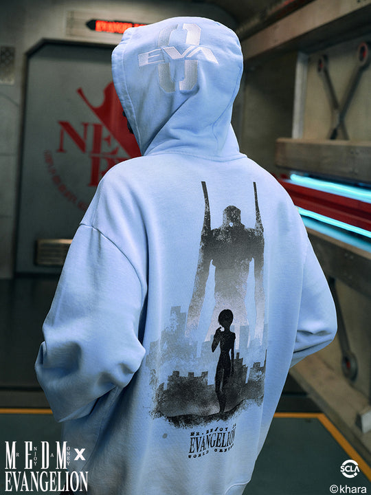 MEDM x EVA Evangelion Washed Zip-Up Hoodie | Face 3 Face