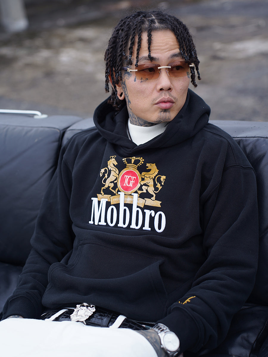 TGFCLUB Mobbro Embroidered Print Hoodie | Face 3 Face