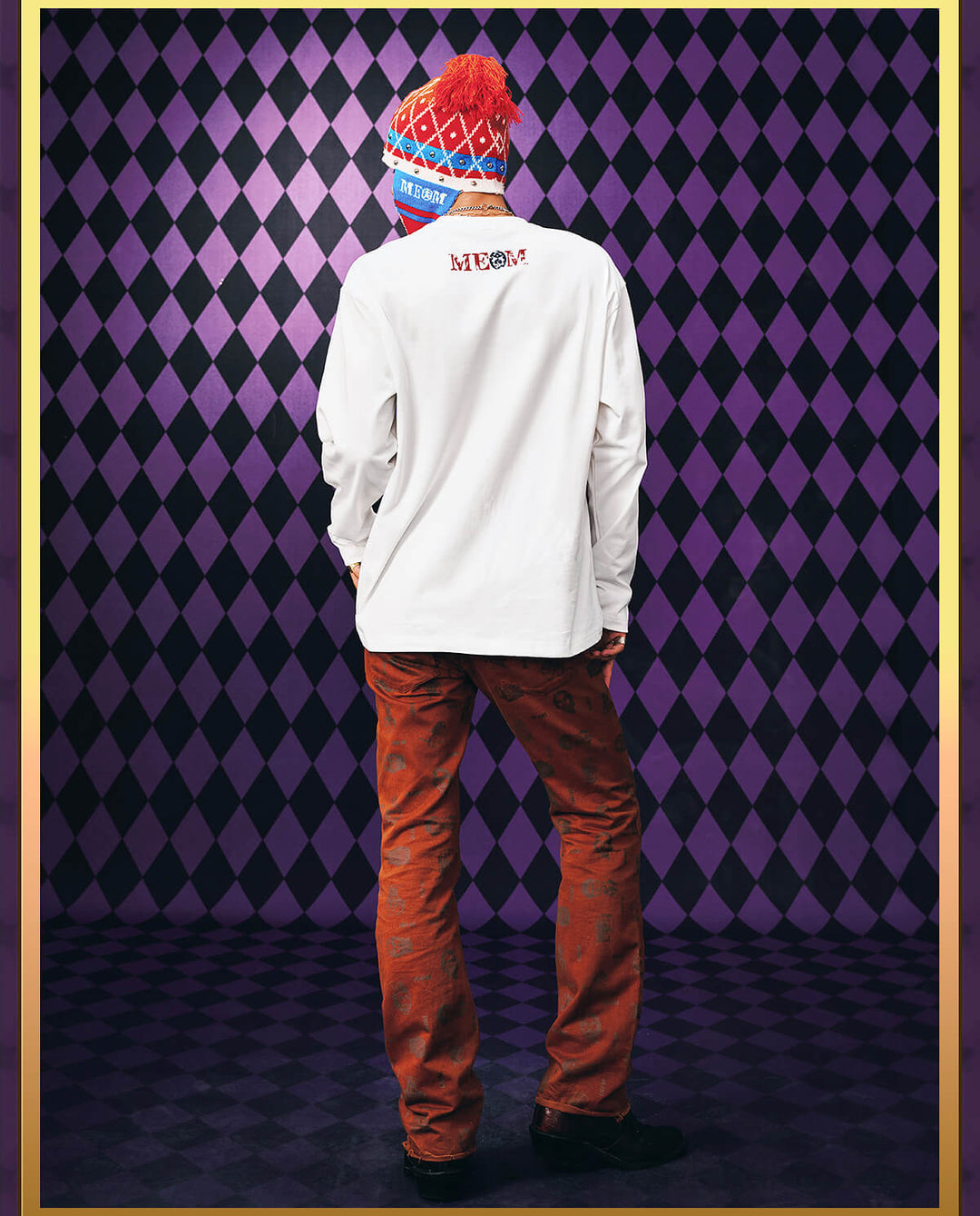 MEDM × JOJO Character Print Long Sleeve Tee | Face 3 Face