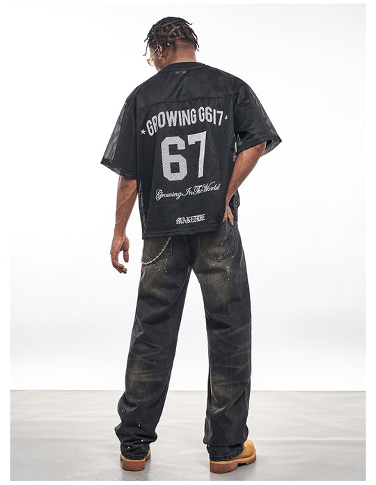 F3F Select Cat Whisker Splash Ink Black Jeans | Face 3 Face