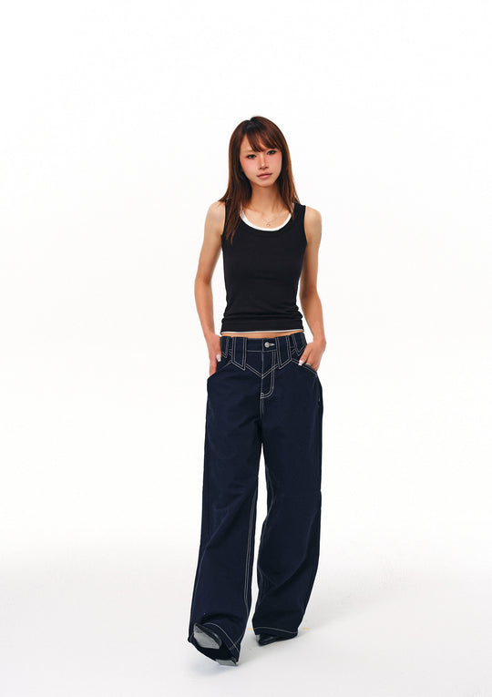 EVILKNIGHT(EK) Devil Eye Structured Canvas Pants | Face 3 Face