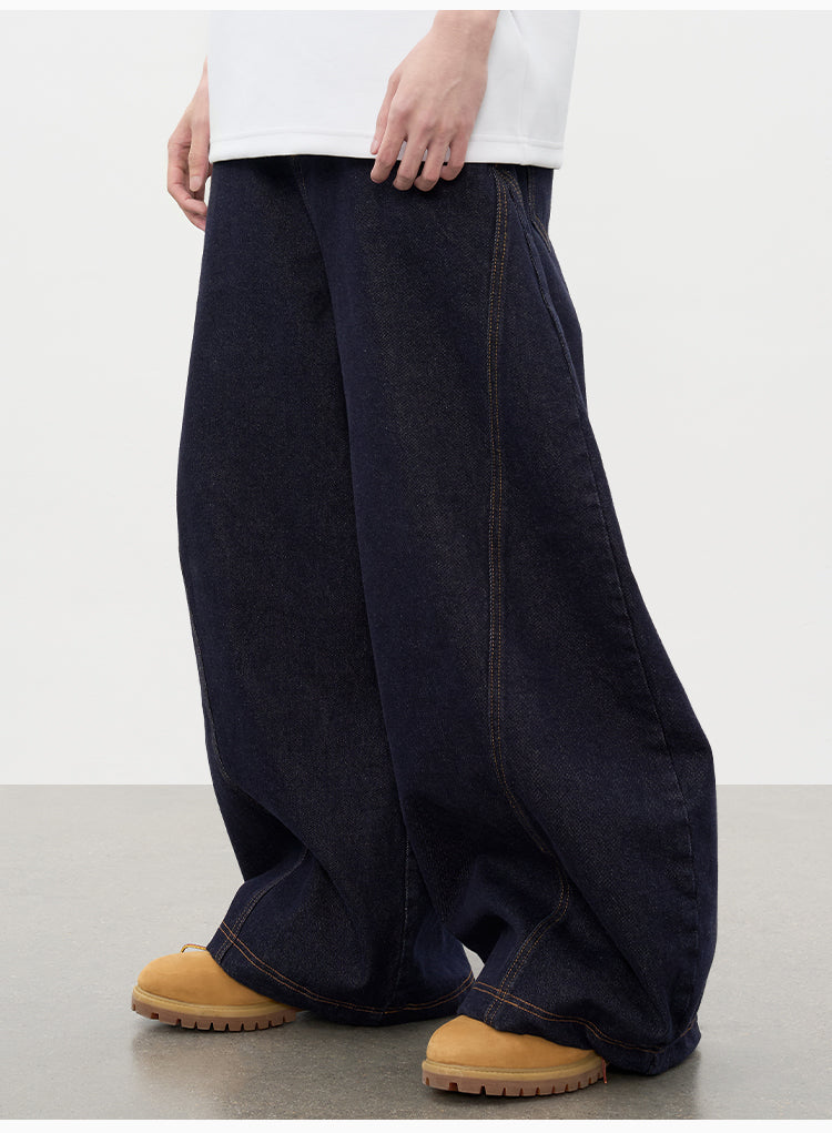 AFGK Patchwork Denim Baggy Jeans | Face 3 Face