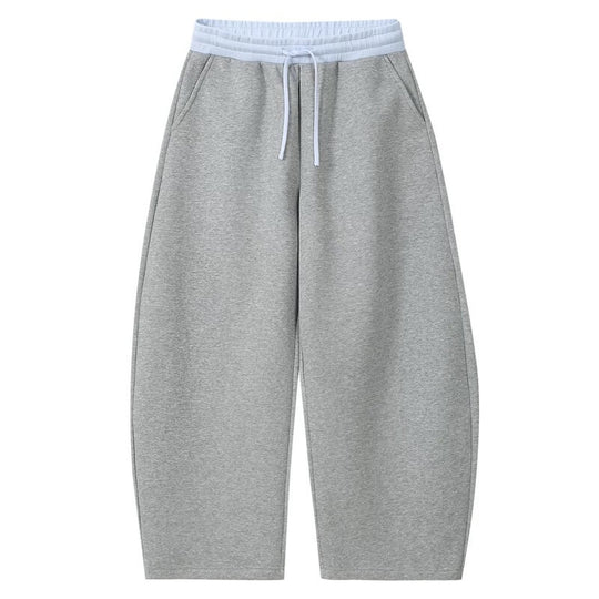 MEDM Color Block Waist Air Layered Baggy Sweatpants | Face 3 Face