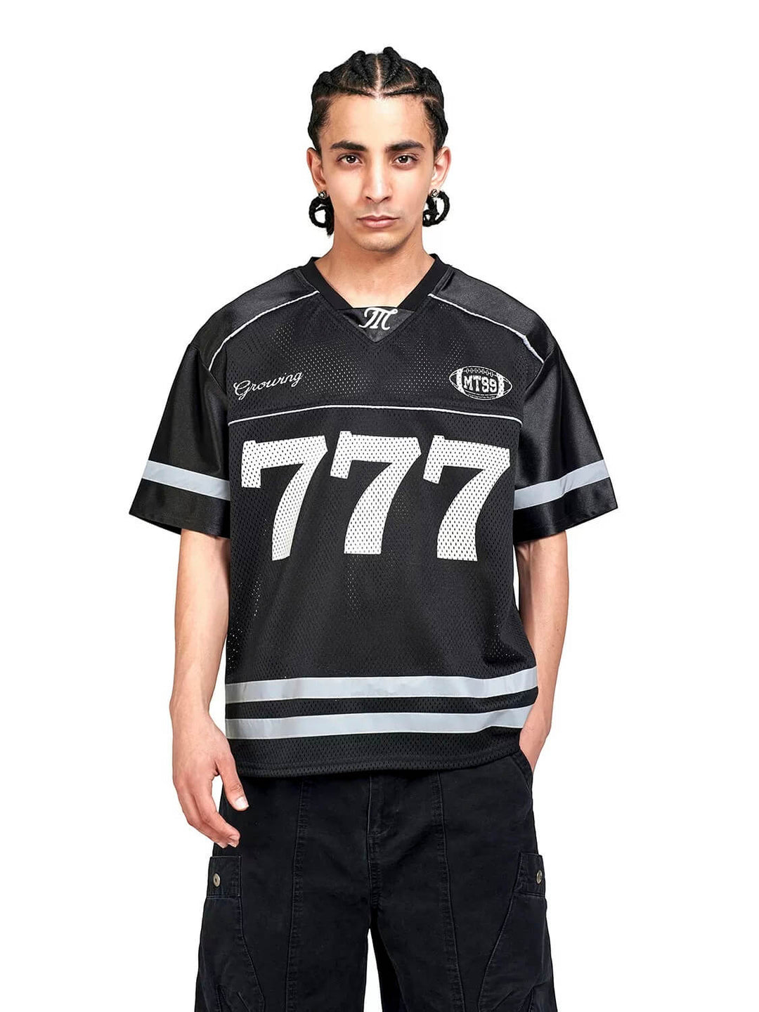 F3F Select 777 Numbering Reflective Stripe Mesh Short Sleeve Hockey Jersey | Face 3 Face