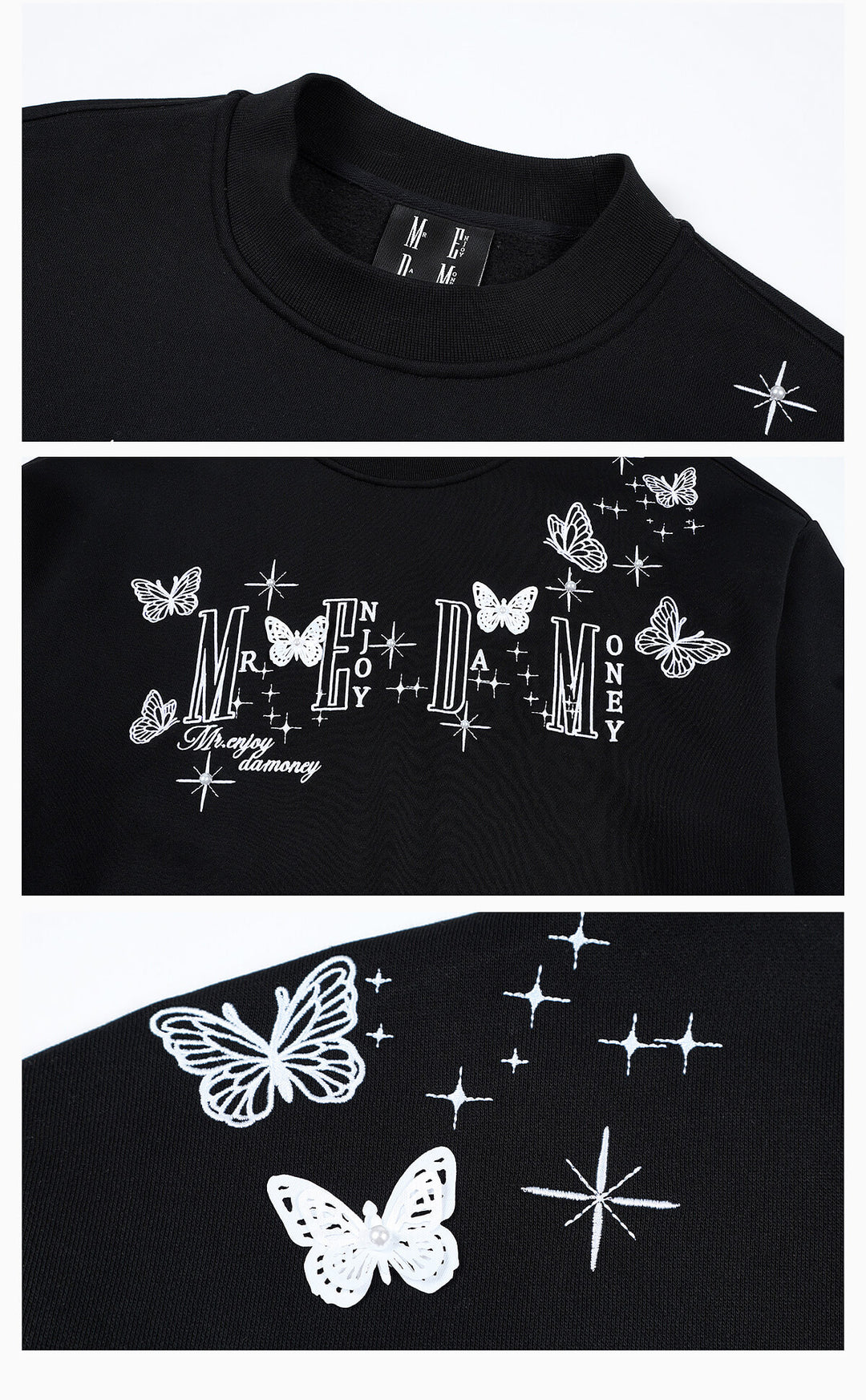 MEDM 3D Butterfly Logo Sweatshirt | Face 3 Face